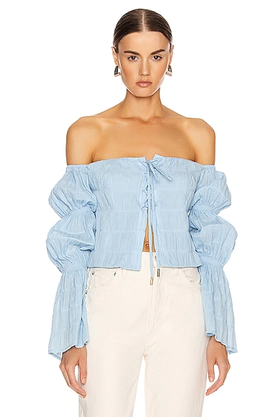 Shop Cult Gaia Claire Top In Bluebell