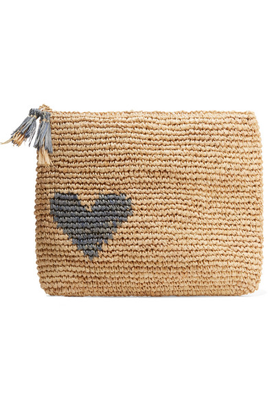 raffia pouch
