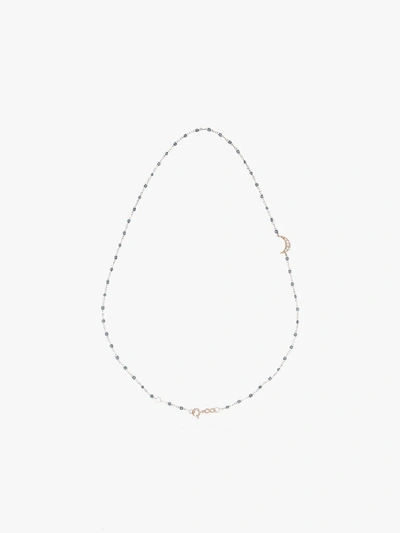 Shop Gigi Clozeau 18k Yellow Gold Moon Diamond Necklace