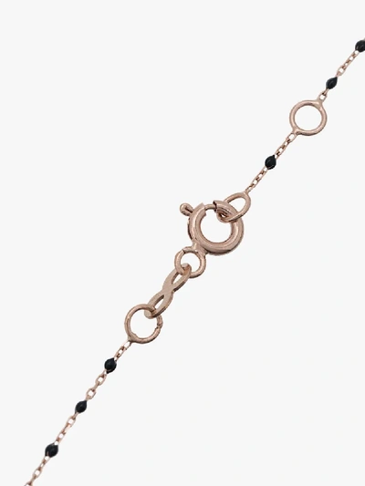 Shop Gigi Clozeau 18k Rose Gold Four Diamond Mini Bracelet