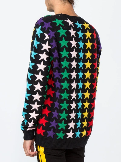 Shop Gucci Rainbow Star Intarsia Sweater