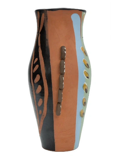 Shop Atelier Buffile Multicolor Painted Ceramic Reversible Vase Large