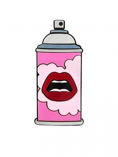 Shop Yazbukey Hairspray Pocket Mirror In Multicolor