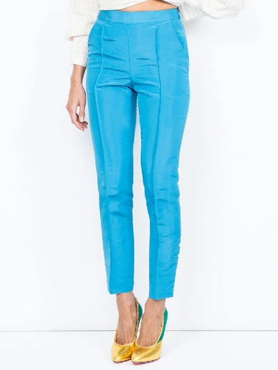 Shop Rosie Assoulin X The Webster Oboe Pant In Blue