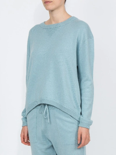 Shop Alexandra Golovanoff Round Neck Jumper In Blue