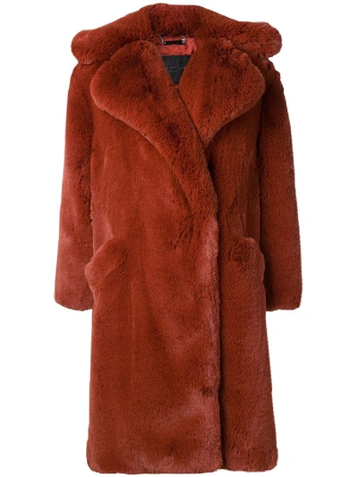 Shop Givenchy Oversized Faux Fur Coat