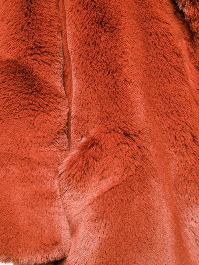 Shop Givenchy Oversized Faux Fur Coat