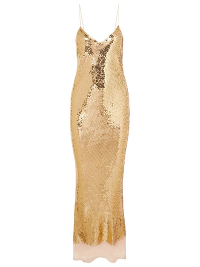 Shop Stella Mccartney Bernice Gold Dress