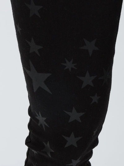 Shop Stella Mccartney Star Print Skinny Jeans Black