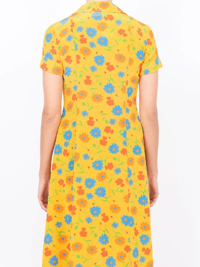 Shop Lhd Marlin Dress, Sunny Floral And Brown Gingham