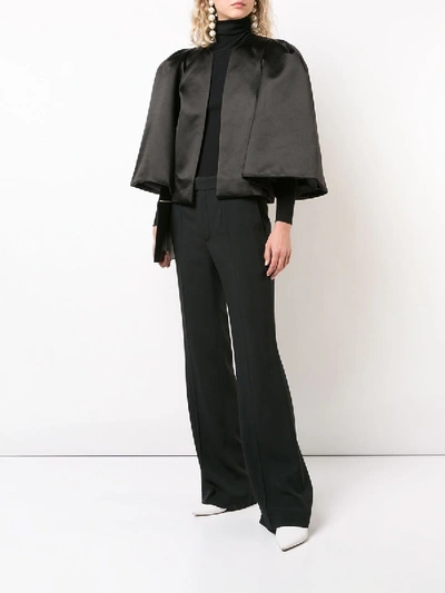 Shop Givenchy Cape Jacket In Black