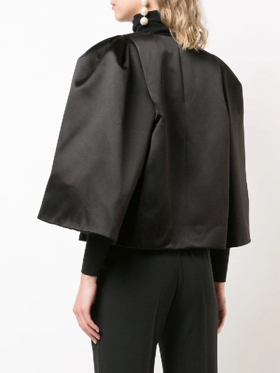 Shop Givenchy Cape Jacket In Black
