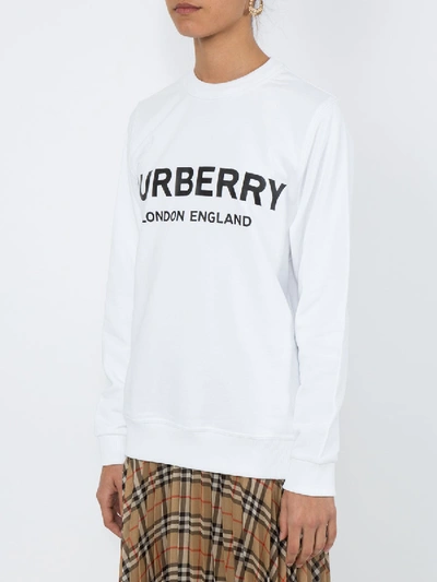 Shop Burberry Logo Print Sweatshirt