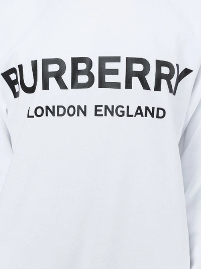 Shop Burberry Logo Print Sweatshirt