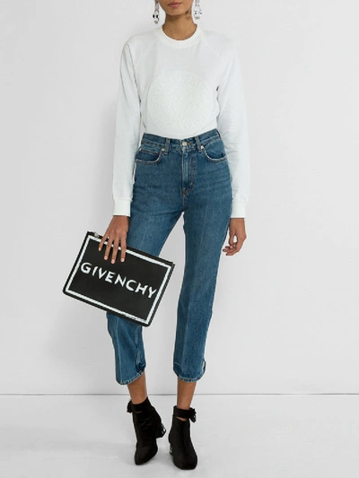 Shop Proenza Schouler Cropped Flare-non-stretch Jeans