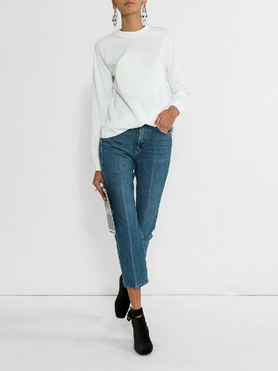 Shop Proenza Schouler Cropped Flare-non-stretch Jeans