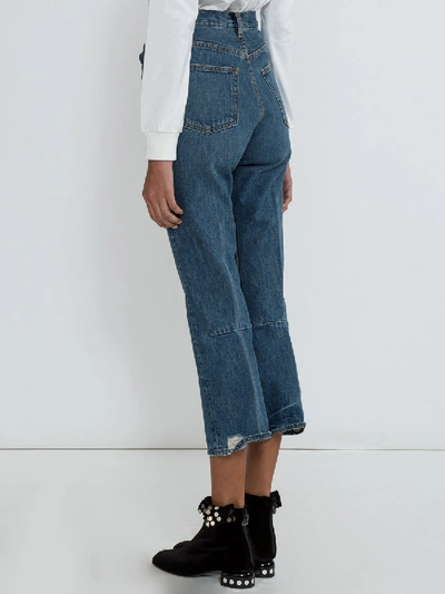 Shop Proenza Schouler Cropped Flare-non-stretch Jeans