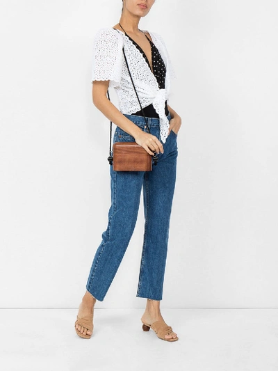 Shop Rebecca De Ravenel Talitha Eyelet Blouse White