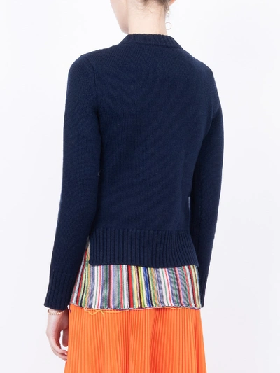 Shop Christopher Kane More Baby More Knit In Blue