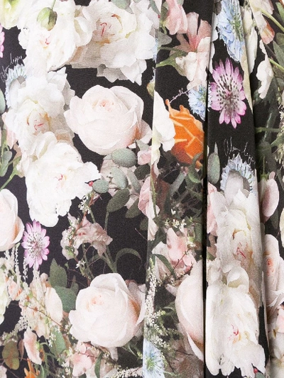 Shop Adam Lippes Floral Print Midi Dress In Multicolor