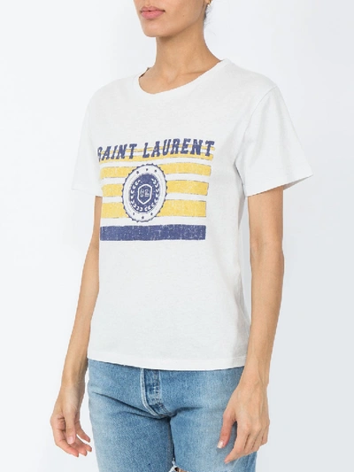 Shop Saint Laurent Universit' Printed T-shirt