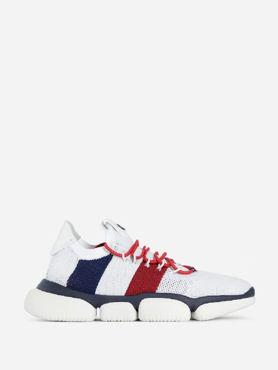 Shop Moncler Sneakers In White