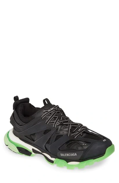 Balenciaga Track Glow In The Dark Sneaker In Black | ModeSens