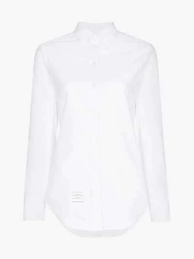 Shop Thom Browne Long-sleeve Shirt In Yellow