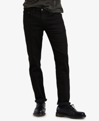 Shop Levi's Men's 511 Slim Fit Jeans In Black 3d - Waterless