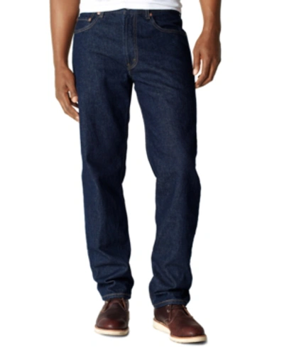Shop Levi's Men's 550 Relaxed Fit Jeans In Rinse - Waterless