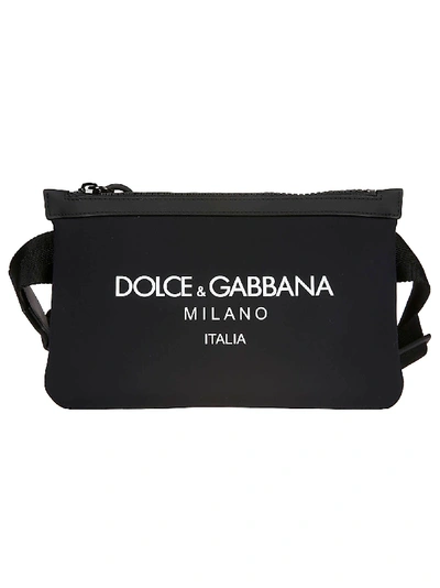 Shop Dolce & Gabbana Belt Bag In Black