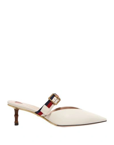 Shop Gucci Mules And Clogs In White