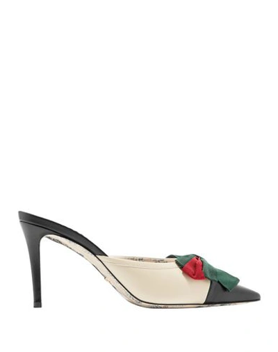 Shop Gucci Mules In Ivory