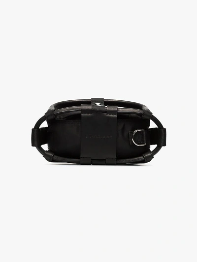Shop Y/project Black Frame Leather Pvc Belt Bag