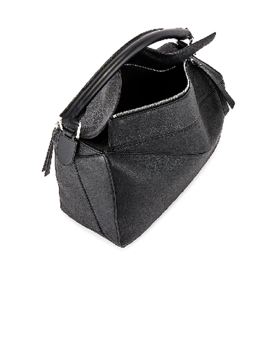 Shop Loewe Puzzle Large Bag In Black