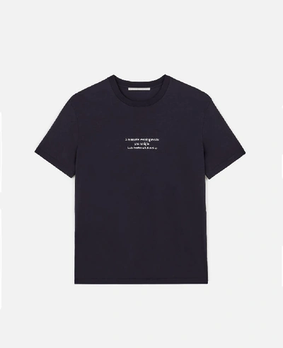 Shop Stella Mccartney Fortune Cookie T-shirt In Blue