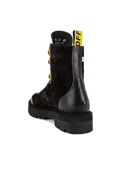 Shop Off-white Hiking Boot In Black