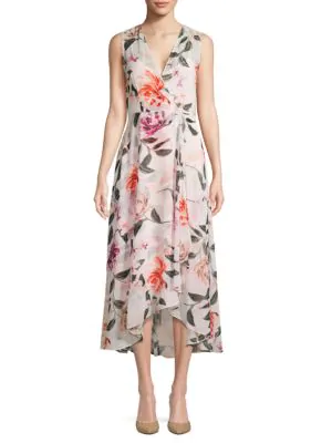 calvin klein pink sleeveless dress