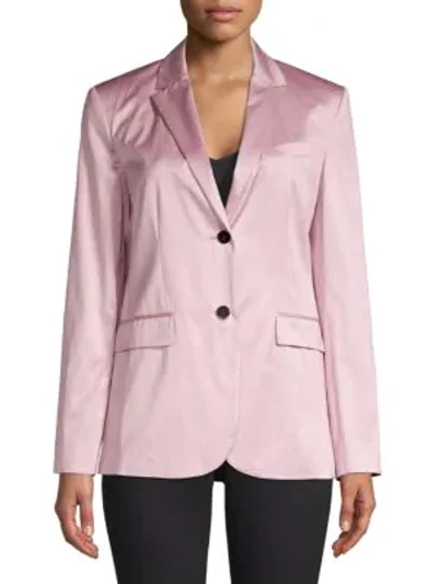 Shop Theory Chintz Single-breasted Blazer In Pink Lilac
