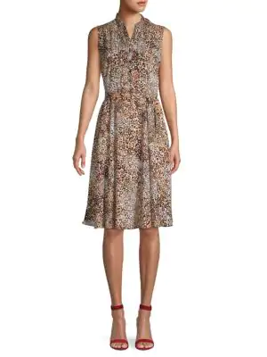 nanette lepore leopard dress