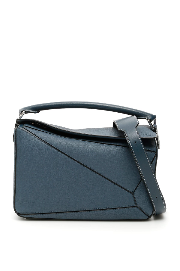 loewe blue puzzle bag