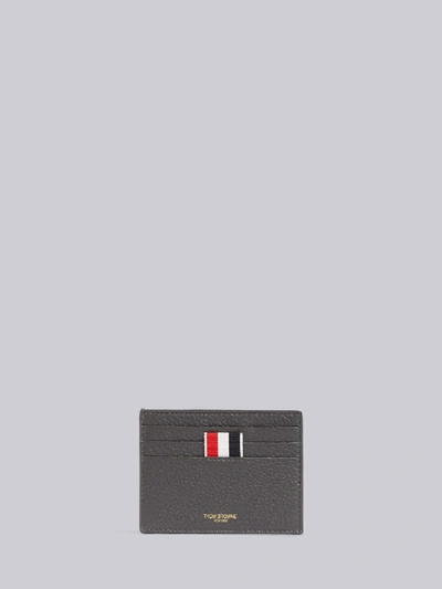 Shop Thom Browne Deerskin Exclusive Note Card Holder In Grey