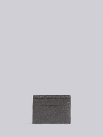 Shop Thom Browne Deerskin Exclusive Note Card Holder In Grey