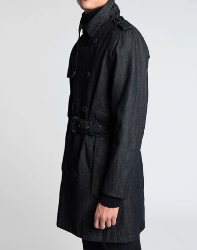 Shop 8 By Yoox Denim Outerwear In Black