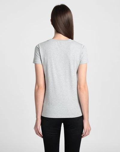 Shop 8 By Yoox Woman T-shirt Light Grey Size S Cotton, Elastane