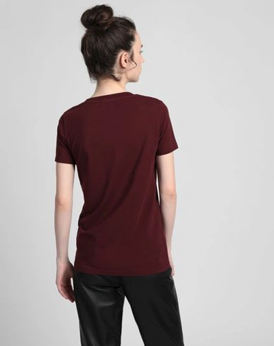 Shop 8 By Yoox T-shirts In Maroon