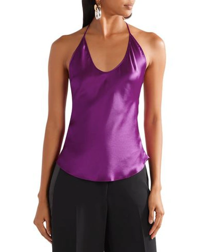 Shop Juan Carlos Obando Tops In Purple