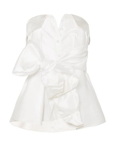 Shop Alexis Mabille Tube Top In White