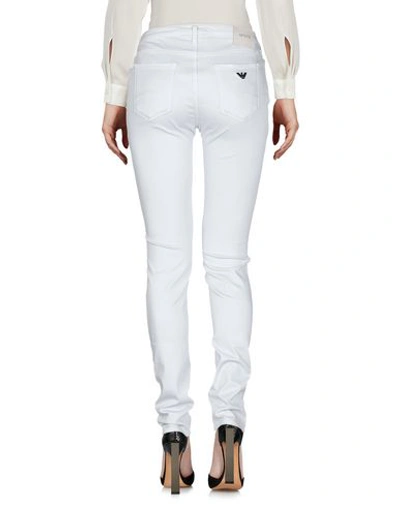 Shop Armani Jeans Casual Pants In Light Grey