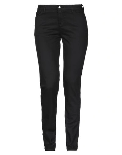 Shop Emporio Armani Casual Pants In Black
